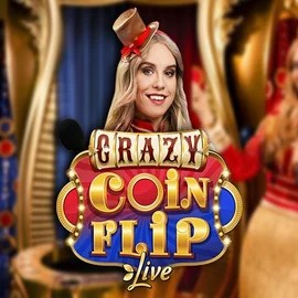 Crazy Coin Flip slot logo by Evolution at Xtraspin CasinoCrazy Coin Flip